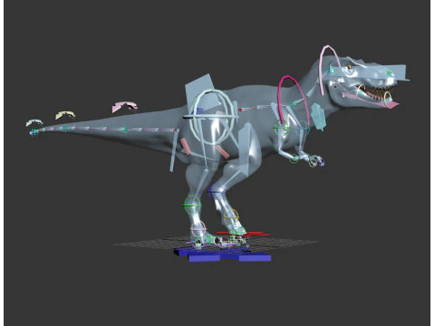 Colossal Dinosaur Pack 8K - completamente animato Modello 3D