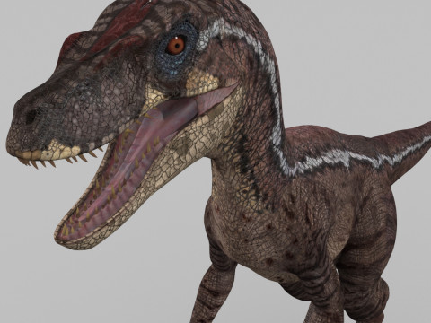 Colossal Dinosaur Pack 8K - fully animated 3D Model