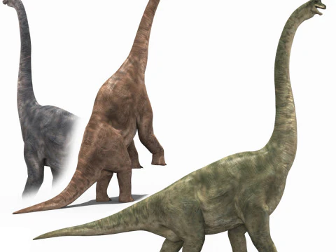 Colossal Dinosaur Pack 8K - completamente animato Modello 3D