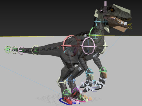 Colossal Dinosaur Pack 8K - fully animated 3D Model