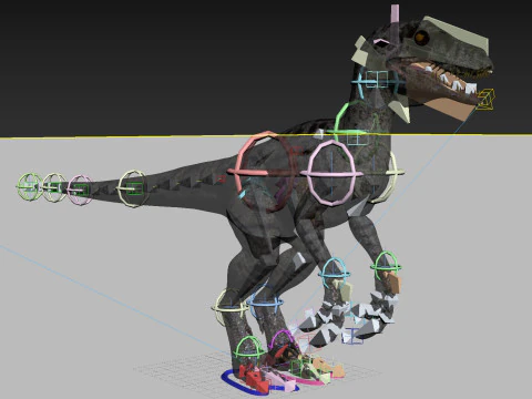 Colossal Dinosaur Pack 8K - completamente animato Modello 3D