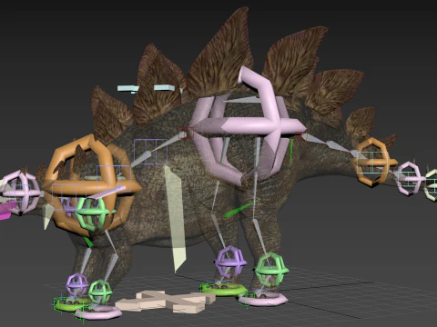 Colossal Dinosaur Pack 8K - completamente animato Modello 3D