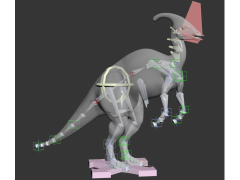 Colossal Dinosaur Pack 8K - fully animated 3D Model