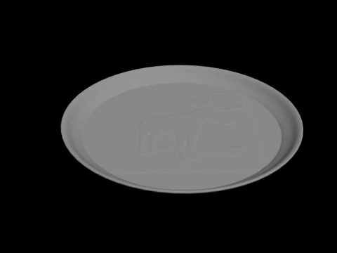 Funny dish 3 - for 3d printing 3D Model