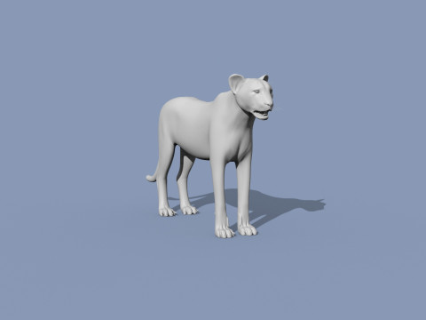 Cheetah Shape 3Dモデル