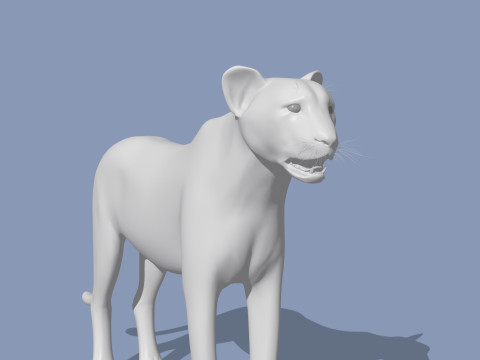 Cheetah Shape 3Dモデル