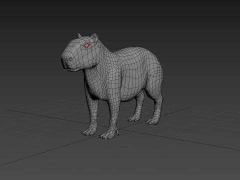 Capibara Forma Capivara Modello 3D