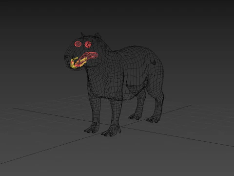 Capibara Forma Capivara Modello 3D