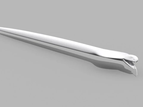 King Cobra Shape 3D Model