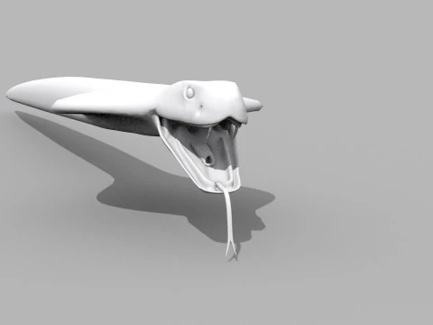 King Cobra Shape 3D Model