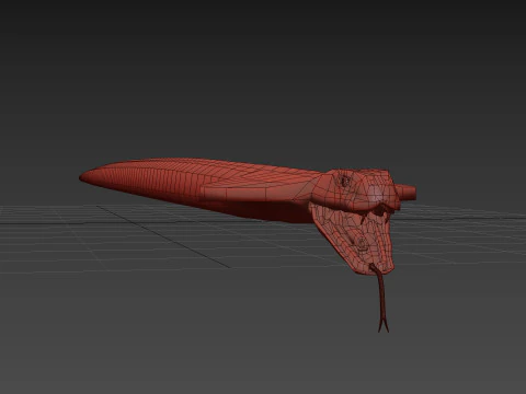 King Cobra Shape 3D Model