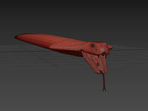 King Cobra Shape 3D Model