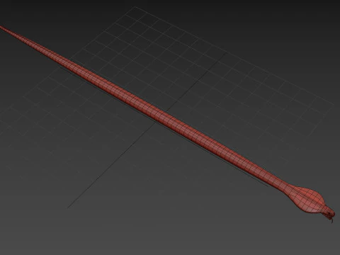 King Cobra Shape 3D Model