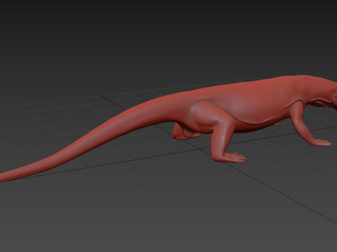 Komodo Dragon Shape 3D 모델