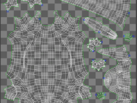 Komodo Dragon Shape 3D Model