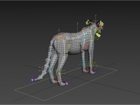 Most Real Cheetah - 8k - 3d animated 3D Model