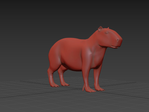 Capybara Capivara - 8k - 3d animated 3D 모델