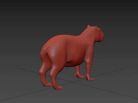 カピバラ Capivara - 8k - 3D アニメーション 3Dモデル