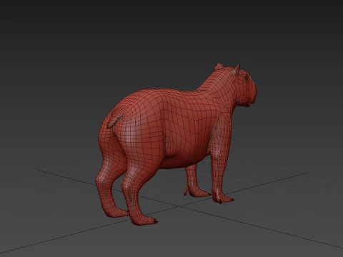 カピバラ Capivara - 8k - 3D アニメーション 3Dモデル