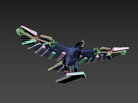 Pro Eagle - 8k - 3d animated 3D 模型