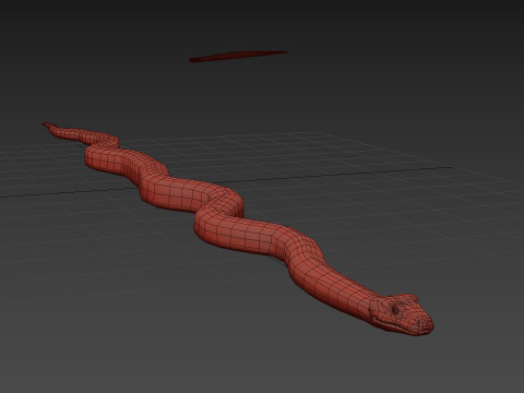 Pro Green Boa Snake - 8k - 3d animated Modelo 3D