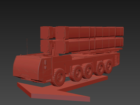 Peluncur Rudal - animasi Model 3D