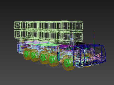Peluncur Rudal - animasi Model 3D