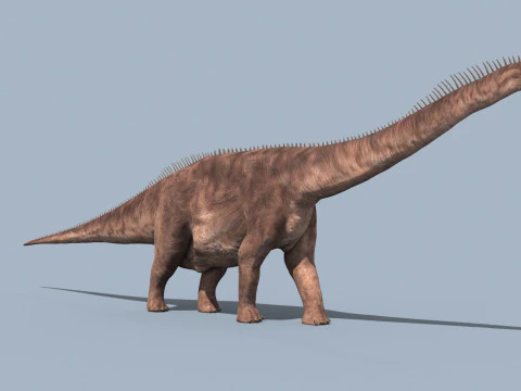 Argentinossauro para sempre - 8K Modelo 3D
