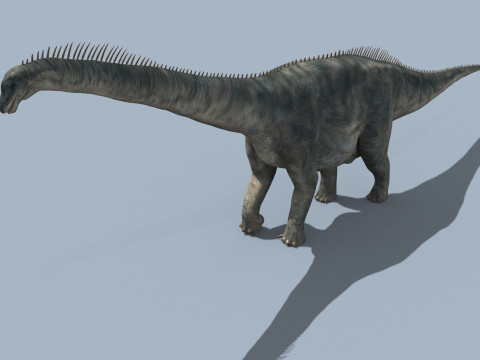 Argentynozaur na zawsze - 8 tys Model 3D