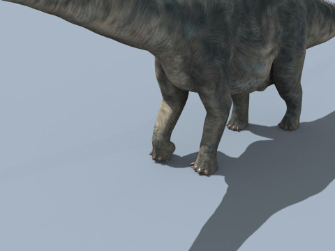 Argentynozaur na zawsze - 8 tys Model 3D