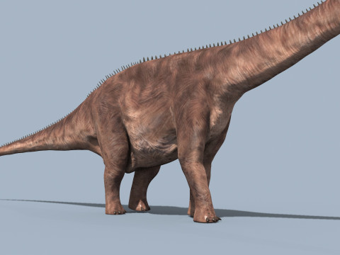 Argentynozaur na zawsze - 8 tys Model 3D