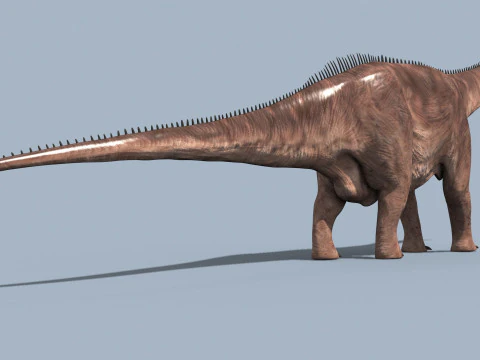 Argentinossauro para sempre - 8K Modelo 3D