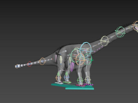 Argentynozaur na zawsze - 8 tys Model 3D