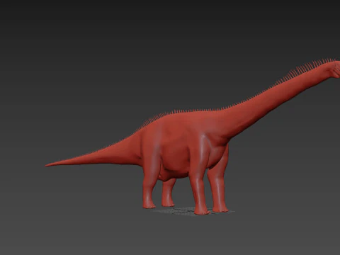 Argentinossauro para sempre - 8K Modelo 3D