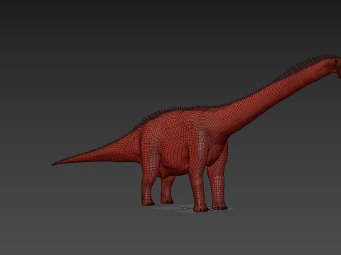 Argentinossauro para sempre - 8K Modelo 3D