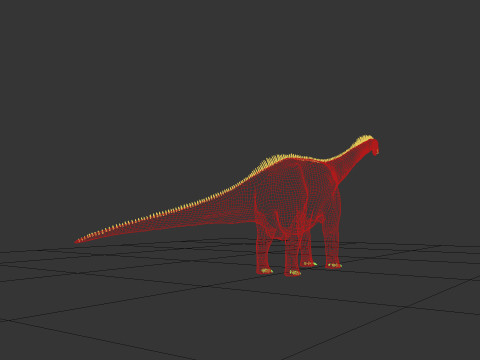 Argentynozaur na zawsze - 8 tys Model 3D