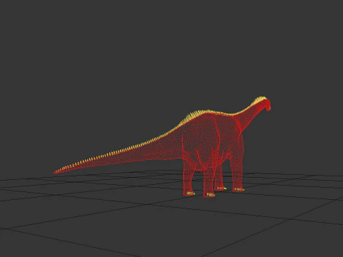 Argentinossauro para sempre - 8K Modelo 3D