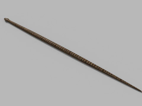 Pro Rattlesnake Snake - 8k - 3d animated 3D Model
