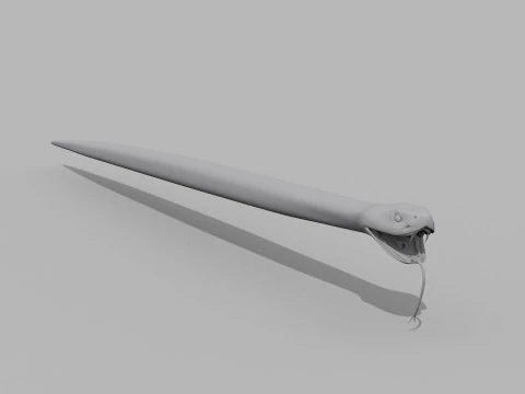 Pro Rattlesnake Snake - 8k - 3d animated 3D Model