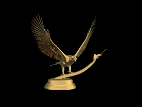 印刷対応装飾動物 3Dモデル