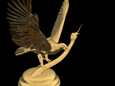 印刷対応装飾動物 3Dモデル