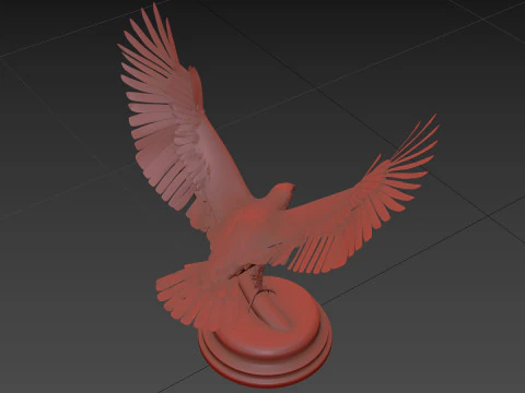 印刷対応装飾動物 3Dモデル