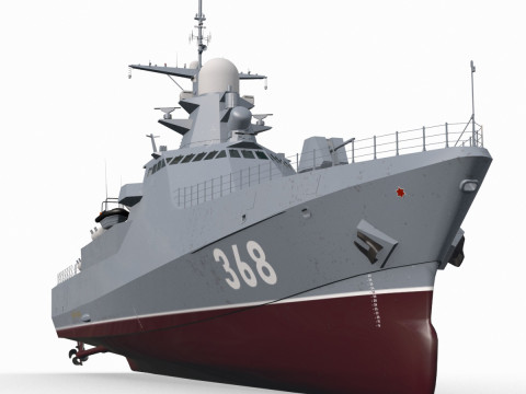 Project 22160 VC - animated 3D Model