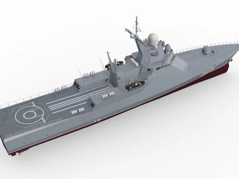 Project 22160 VC - animated 3D Model