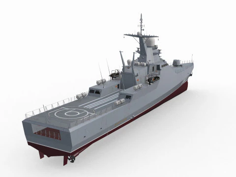 Project 22160 VC - animated 3D Model