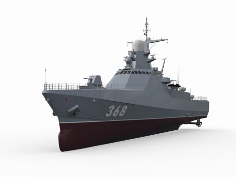 Project 22160 VC - animated 3D Model