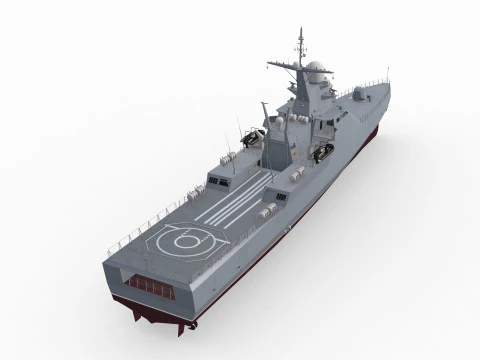 Project 22160 VC - animated 3D Model