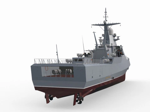 Project 22160 VC - animated 3D Model
