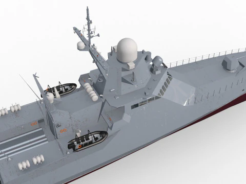 Project 22160 VC - animated 3D Model