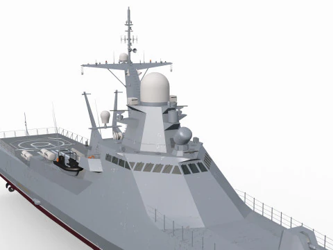 Project 22160 VC - animated 3D Model